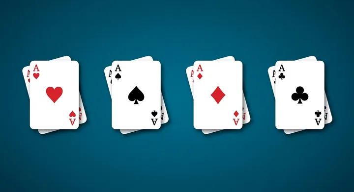 Four foundation piles, one per suit, each built up in order from Ace to King in FreeCell